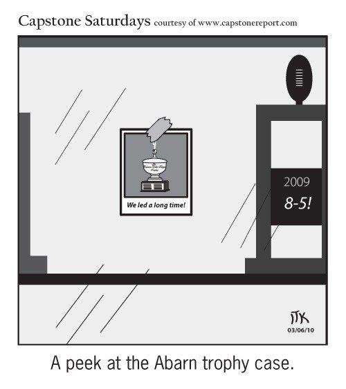 Editorial Cartoon: A peek inside Abarn's trophy case
