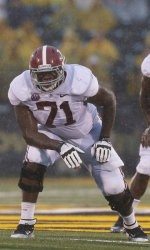 Cyrus Kouandjio will be a big player on the Alabama offensive line in 2013. 