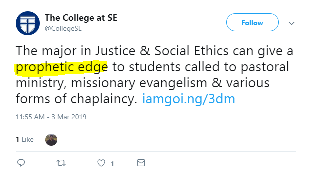 Prophetic Edge and the Wokening of Southern Baptist Seminaries