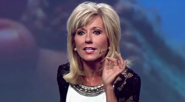 Beth Moore salutes attack on President Donald Trump