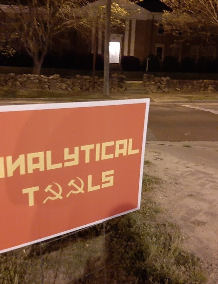 PROTEST: Conservative signs mocking Critical Race Theory placed near SEBTS campus